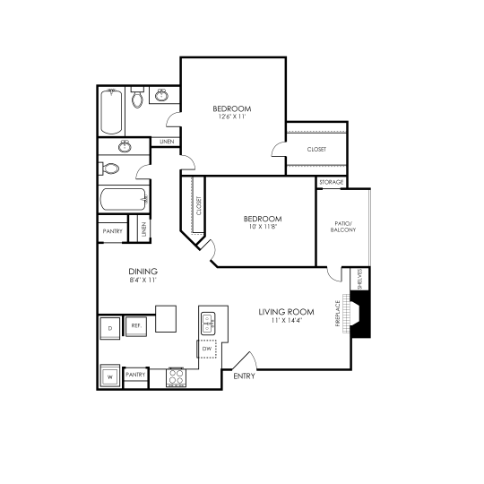 a black background with a white square in the middle at The  Landry